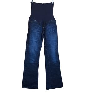 Gap Maternity jeans, blue, size 2 Regular, boot cut